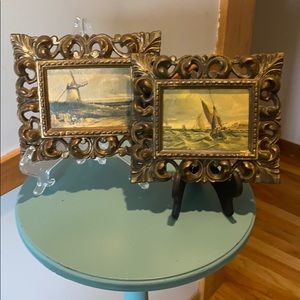 1950’s Truart wall decor framed prints!